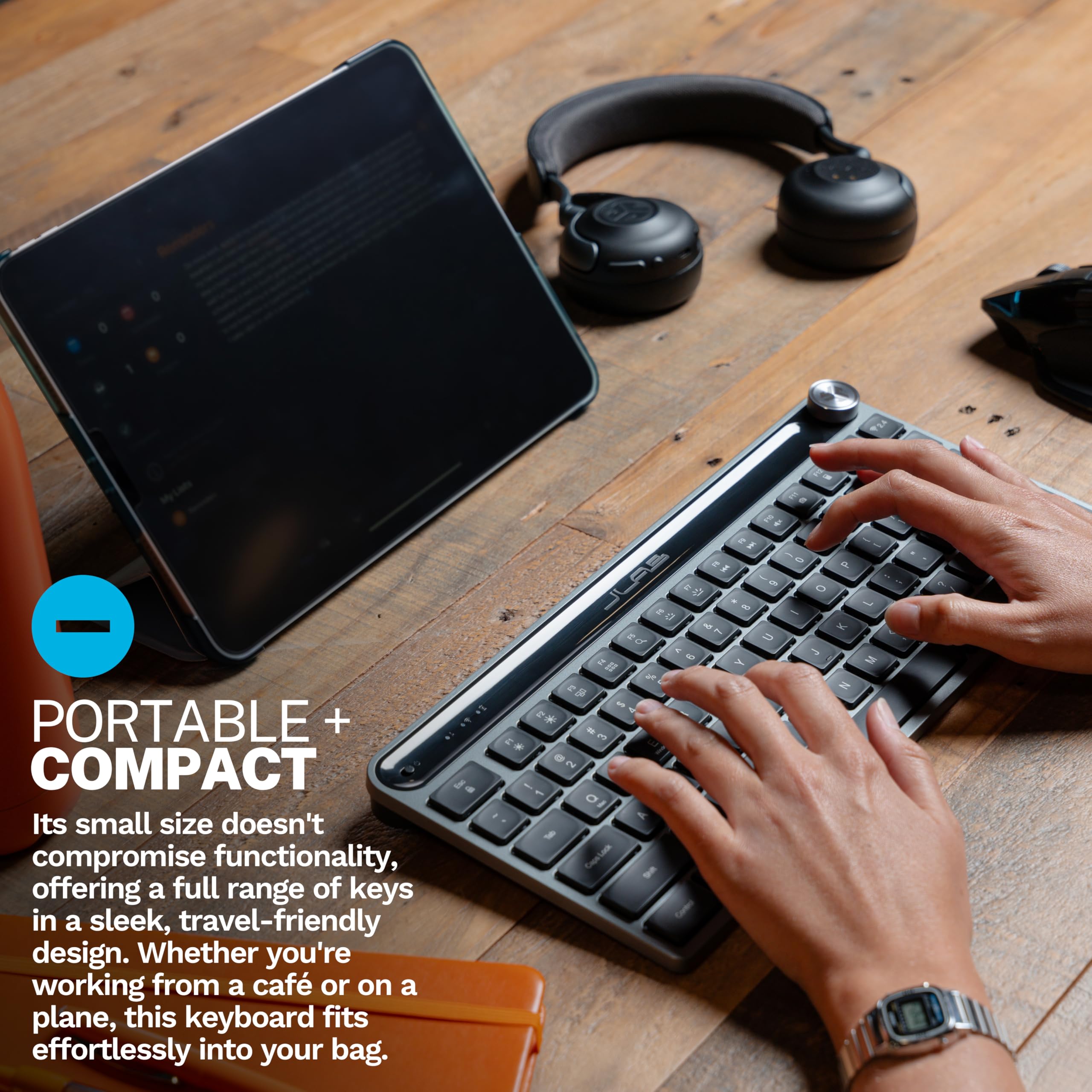 JLab Epic Work Bundle, Epic Work Wireless Headset, Epic Mini Keyboard and Epic Wireless Mouse - Image 7