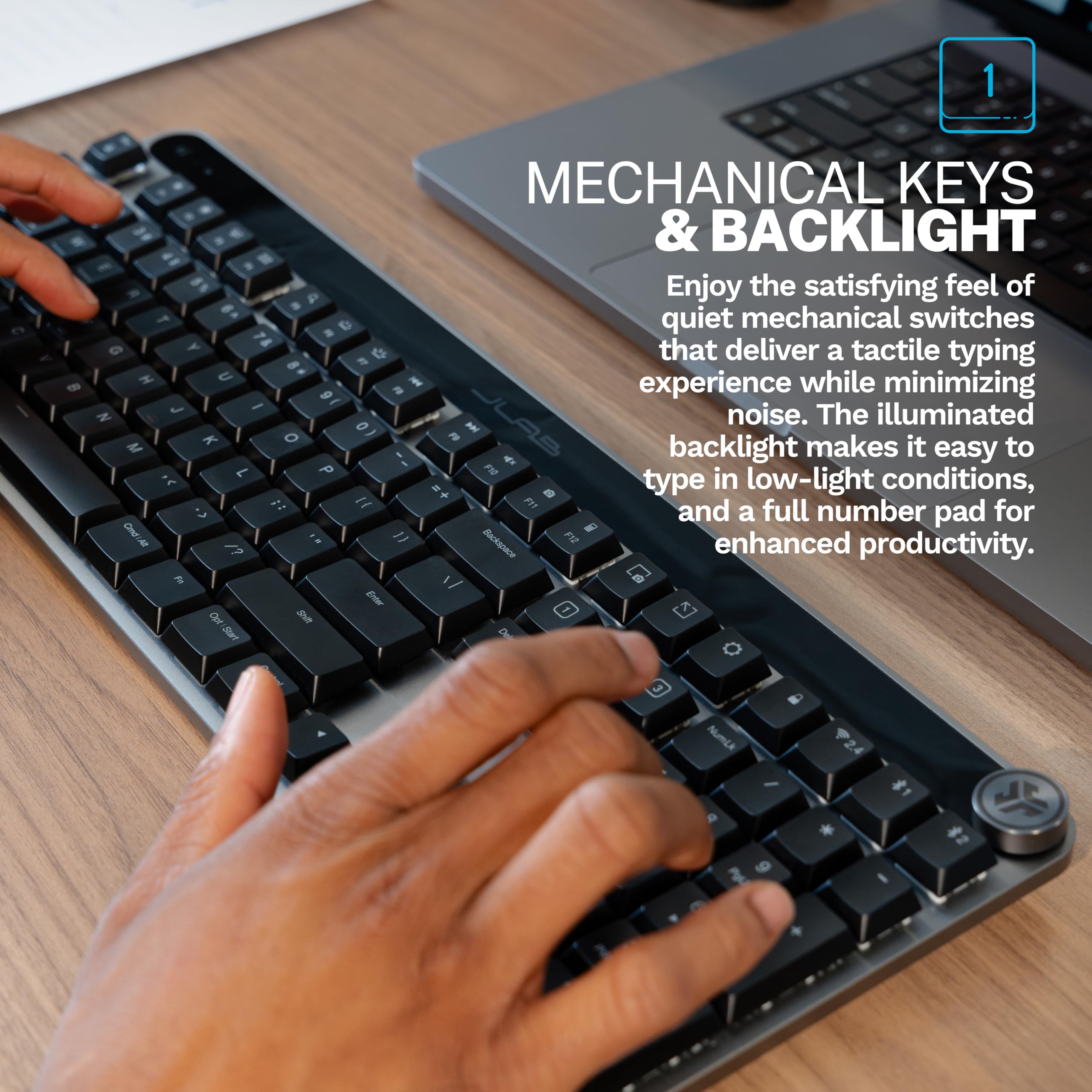 JLab Epic Work Bundle, Epic Mechanical Keyboard and Epic Wireless Mouse - Image 4