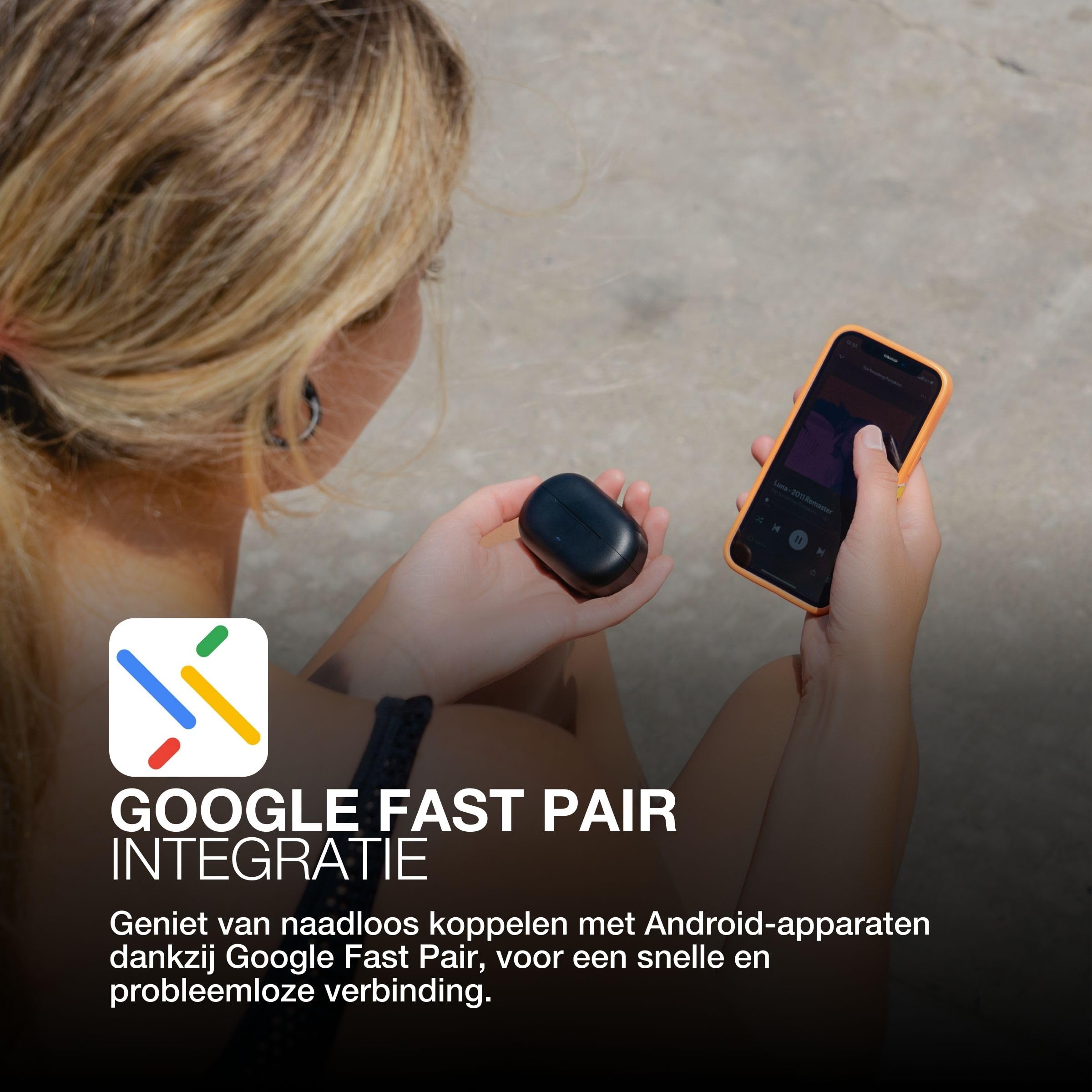 JLab Flex Open Earbuds, Clip-on Cuff Design, Wireless Open-Ear Audio Freedom Effortless Fit, Safe Listening, Bluetooth Multipoint, Customize with The App, Black - Image 11