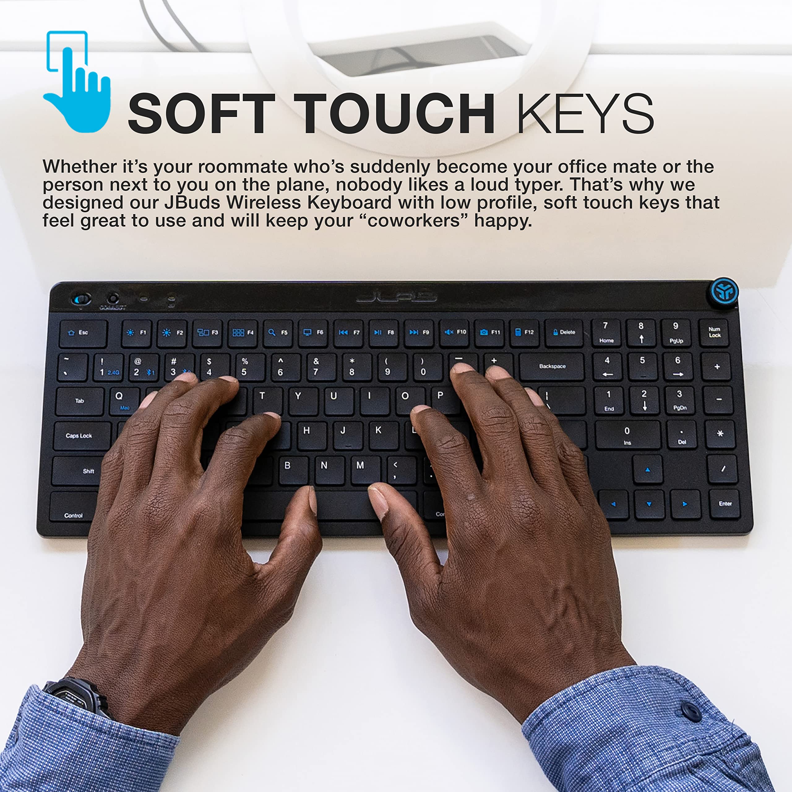 JLab JBuds Wireless Keyboard JBuds Wireless Mouse Bundle - Image 5